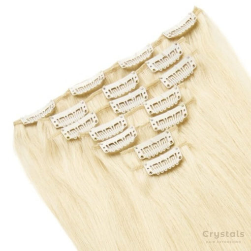 Blonde Clip In Hair Extensions #60 - Image 2