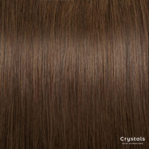 Chocolate Brown I Tip Hair Extensions - Image 2