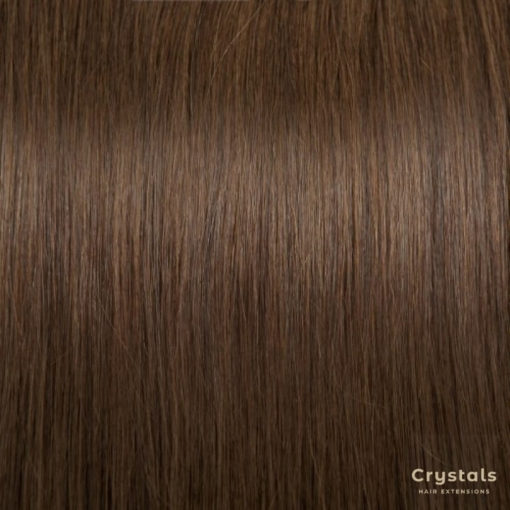 Chocolate Brown U Tip Hair Extensions - Image 2