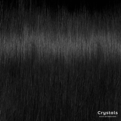 Jet Black Remy Tape In Hair Extension - Image 4
