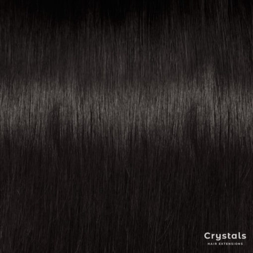 Natural Black I Tip Hair Extensions - Image 2