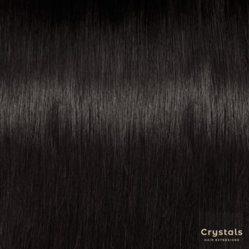 Natural Black U-Tip Hair Extensions Image-2
